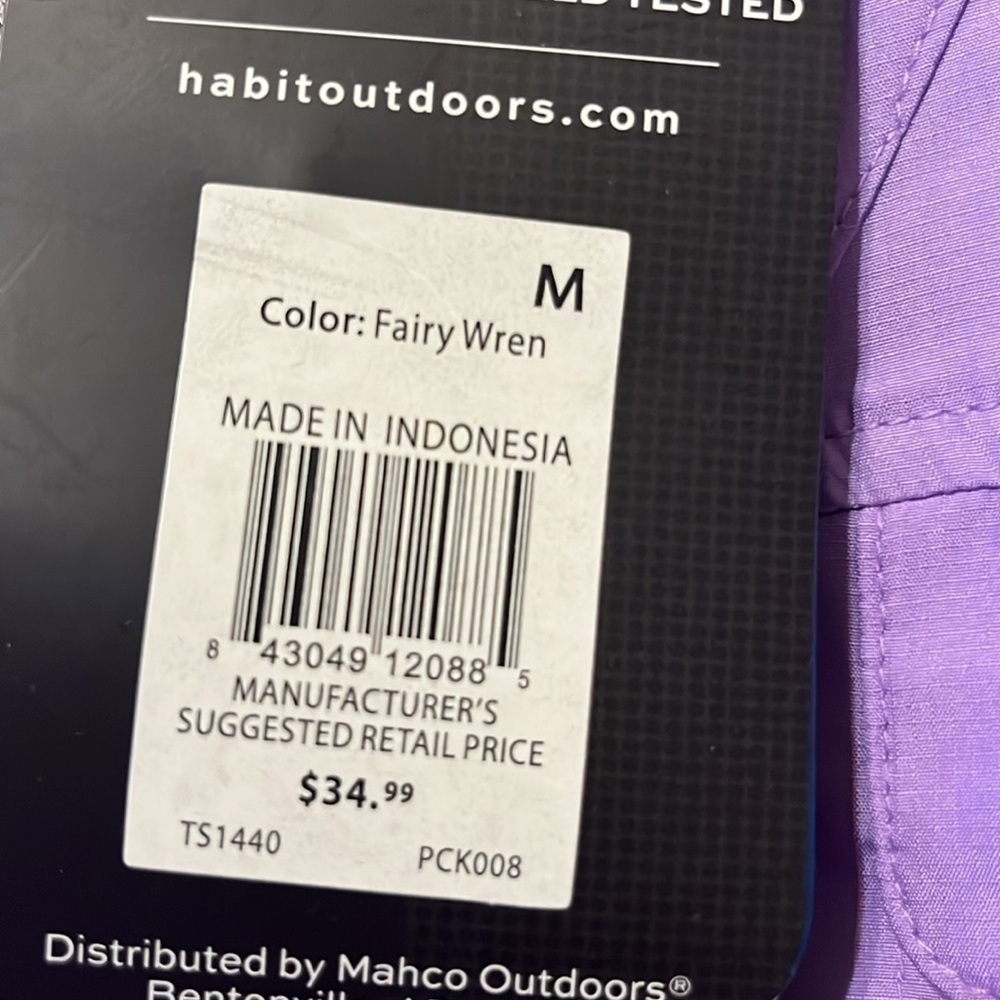 Sleeveless Button-Front Shirt in Lavender by Haggar - Picture 7 of 8